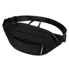 Riñonera Deportiva Negra Oxford Multifuncional Ajustable