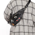 Riñonera Deportiva de Cuero Elegante - Pequeña Bolsa Pechera para Hombre