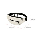 Riñonera Deportiva Oxford Blanca - Multifuncional y Ajustable
