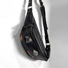 Riñonera Deportiva de Cuero Elegante - Pequeña Bolsa Pechera para Hombre