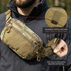 Riñonera Deportiva Táctica de Nylon - Bolsa de Cintura para Ocultar Pistola, Cordura 500D