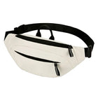 Riñonera Deportiva Oxford Blanca - Multifuncional y Ajustable