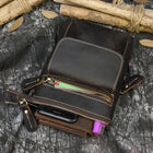 Riñonera de Cuero Unisex - Bolso Mini de Piel de Vestir