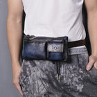 Riñonera Deportiva de Cuero Original para Hombre - Bolsa Sling Moderna para Viajes