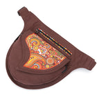 Riñonera de Cintura para Mujer - Bolso Bandolera Casual Grande de Lona