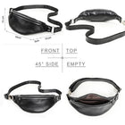 Riñonera de Cuero para Hombre - Bolso de Piel de Vestir Premium