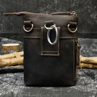 Riñonera de Cuero Unisex - Bolso Mini de Piel de Vestir