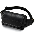 Riñonera de Cuero para Hombre - Bolso de Cintura de Viaje