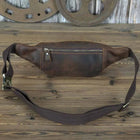 Riñonera de Cuero para Hombre - Bolso Cinturón de Viaje Pequeño y Elegante