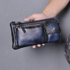 Riñonera Deportiva de Cuero Original para Hombre - Bolsa Sling Moderna para Viajes