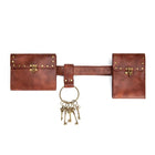 Riñonera Deportiva Vintage de Cuero para Mujer y Hombre - Bolsa Impermeable Estilo Steampunk