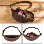 Riñonera Deportiva Grande para Hombre - Bolsa de Cintura Amplia y Práctica