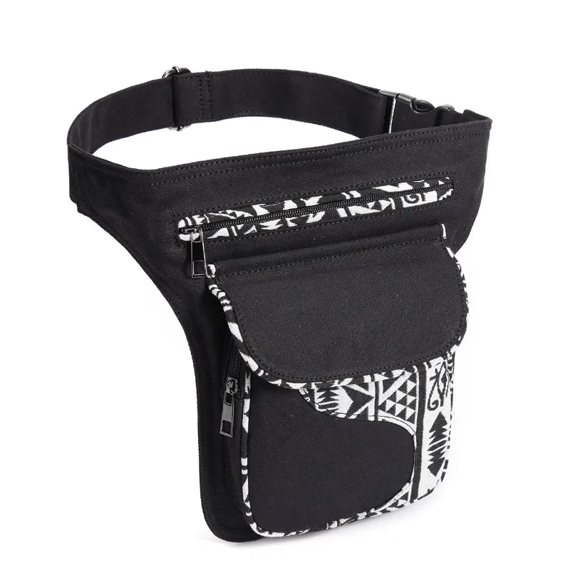 Riñonera de Cintura para Mujer - Vintage Bolso Bandolera Casual Grande