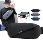 Riñonera Deportiva Hombre - Bolso Bandolera con Soporte para Teléfono