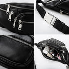 Riñonera de Cuero para Mujer  – Bolso de Cintura con Tachuelas Punk