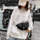Riñonera de Cuero para Mujer  – Bolso de Cintura con Tachuelas Punk