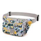Riñonera Deportiva para Mujer - Bolso Cintura Nylon Retro, Bandolera y Cartera Multiusos