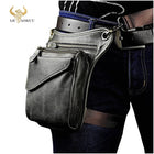 Riñonera Deportiva de Cuero Genuino para Hombre - Bolso Sling Multifuncional