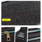 Riñonera Deportiva Holográfica para Mujer y Niña - Bolso de Cintura Brillante con Cartera para Teléfono