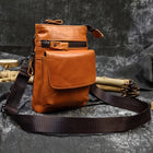 Riñonera de Cuero Unisex - Bolso Mini de Piel de Vestir