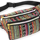 Riñonera Deportiva Étnica Vintage para Mujer - Bolsa de Cintura Retro