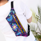 Riñonera Deportiva Impermeable con Estampado Floral - Bolsa de Cintura para Mujer