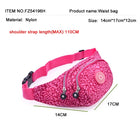 Riñonera Deportiva para Correr y Caminar - Bolsa de Cintura con Estampado Divertido para Mujer