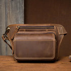 Riñonera Deportiva de Cuero Vintage para Hombre - 2025