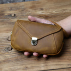 Riñonera de Cuero Vintage para Hombre - Bolso de Piel Elegante