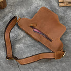 Riñonera de Cuero Genuino para Hombre - Bolso Cinturón Multifuncional con Compartimentos para Cigarrillos, Teléfono y Cartera