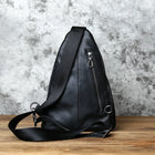 Riñonera de Cuero Genuino para Hombre - Bolso Bandolera Casual y Elegante