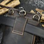 Riñonera de Cuero Unisex - Bolso Mini de Piel de Vestir