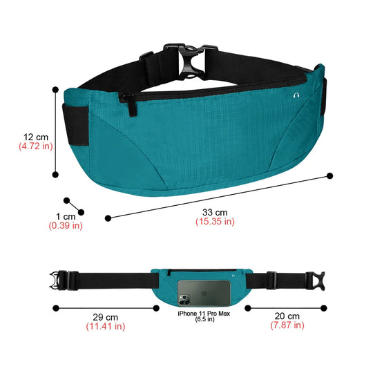Riñonera Running Impermeable Unisex - Cómoda y Segura para Correr