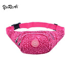 Riñonera Deportiva para Correr y Caminar - Bolsa de Cintura con Estampado Divertido para Mujer