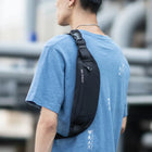 Riñonera Hombre Negra - Bolso Bandolera Casual de Cintura