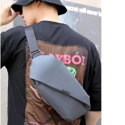 Riñonera Deportiva Hombre - Bolso Bandolera con Soporte para Teléfono