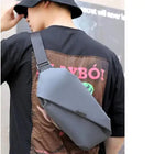 Riñonera Deportiva Hombre - Bolso Bandolera con Soporte para Teléfono