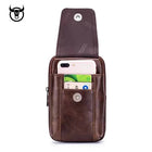 Riñonera Deportiva de Cuero para Hombre - Bolsa de Cintura Pequeña