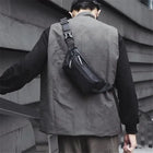 Riñonera Deportiva Impermeable Multifuncional para Hombre - Bolsa de Pecho y Cintura para Deportes al Aire Libre y Viajes