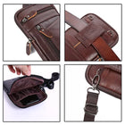 Riñonera Deportiva Vintage Multifuncional para Hombre - Bolsa de Cintura y Hombro
