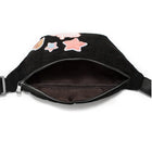 Riñonera Deportiva Annmouler: Bolsa de Cintura Patchwork de Vellón, 6 Colores