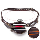 Riñonera Deportiva de Piel para Hombre con Bolsillo para Móvil - Contact's