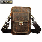 Riñonera Deportiva Multifuncional para Hombre - Bolsa Mensajero Pequeña y Moderna