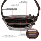 Riñonera de Cuero Genuino para Hombre - Bolso Cinturón Vintage con Tarjetero