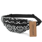Riñonera Deportiva para Mujer con 2 Bolsillos - Marrón y Negro