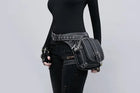 Riñonera Deportiva Retro para Mujer - Bolso de Cintura con Múltiples Bolsillos