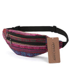 Riñonera de Viaje para Mujer de Tela Annmouler - 8 Colores, Estilo Bohemio, 2 Bolsillos