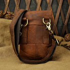 Riñonera Deportiva Azul Original de Cuero - Bolsa de Cintura Elegante y Funcional