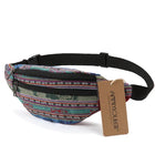 Riñonera de Viaje para Mujer de Tela Annmouler - 8 Colores, Estilo Bohemio, 2 Bolsillos
