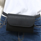 Riñonera de Moda para Mujer - Bolsa de Cintura Ajustable Negra